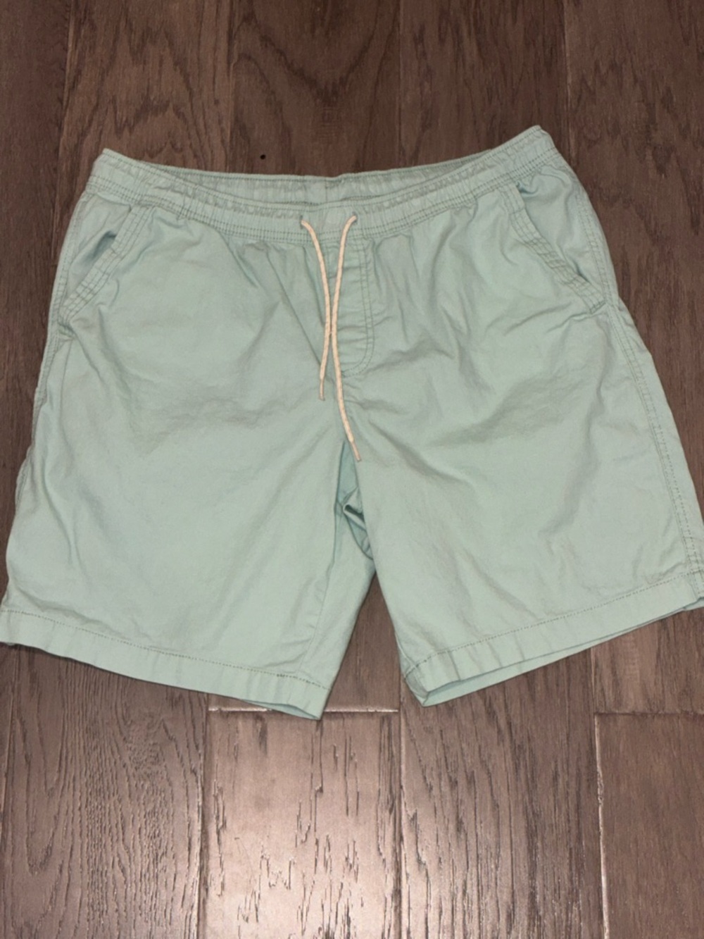 George Men’s Drawstring Shorts | Size L (36–38) | Seafoam Green | Elastic Waist